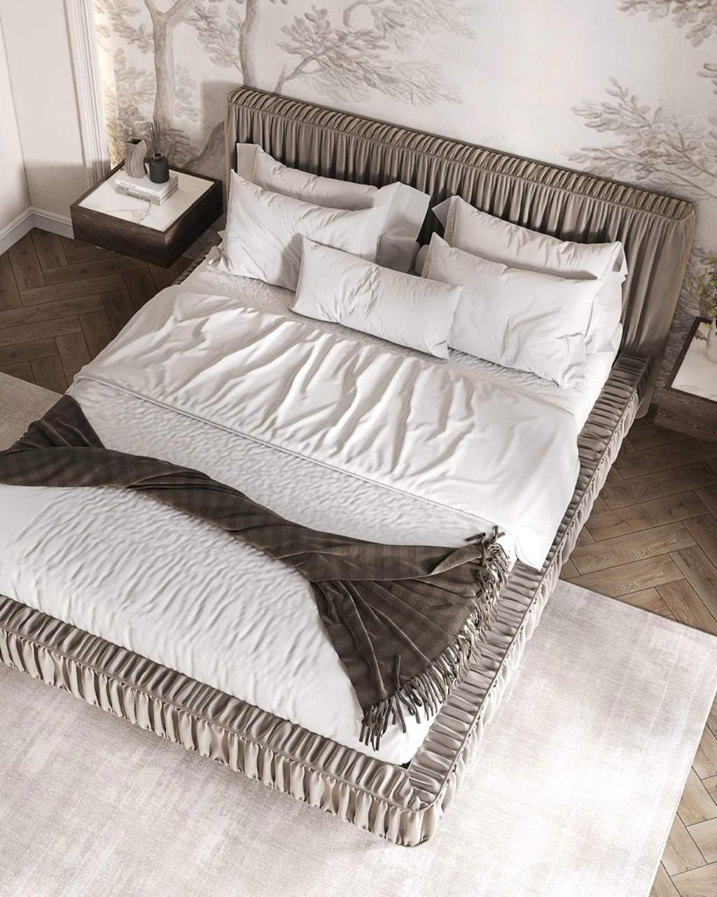 Exklusives Designer-Bett